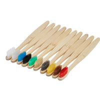 10 bamboo adult toothbrushes