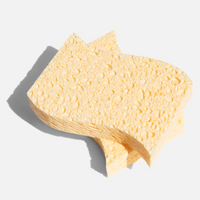 Biodegradable Kitchen Sponges - Pack of 2 in yellow