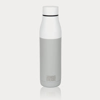 Stainless Steel Water Bottle in white & grey