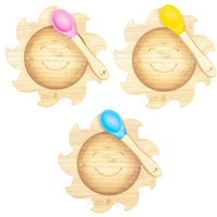 Sunshine baby suction weaning bowl, made from bamboo
