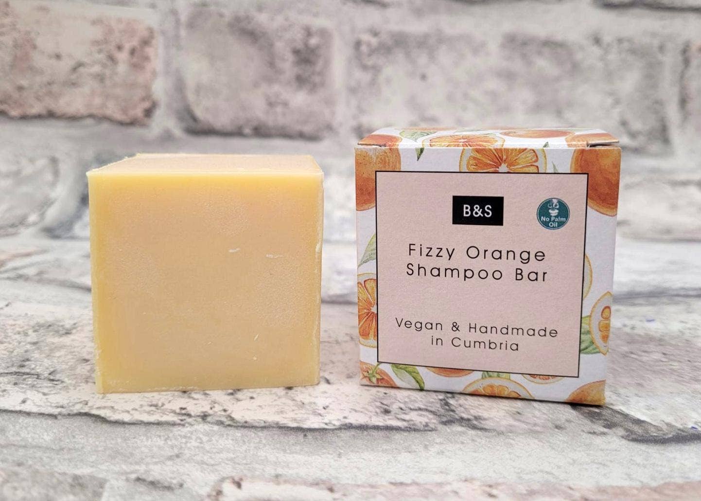 Fizzy Orange Enriching Shampoo & Body Bar - Plastic Free Vegan Eco Shower Bars, 130g - REGN