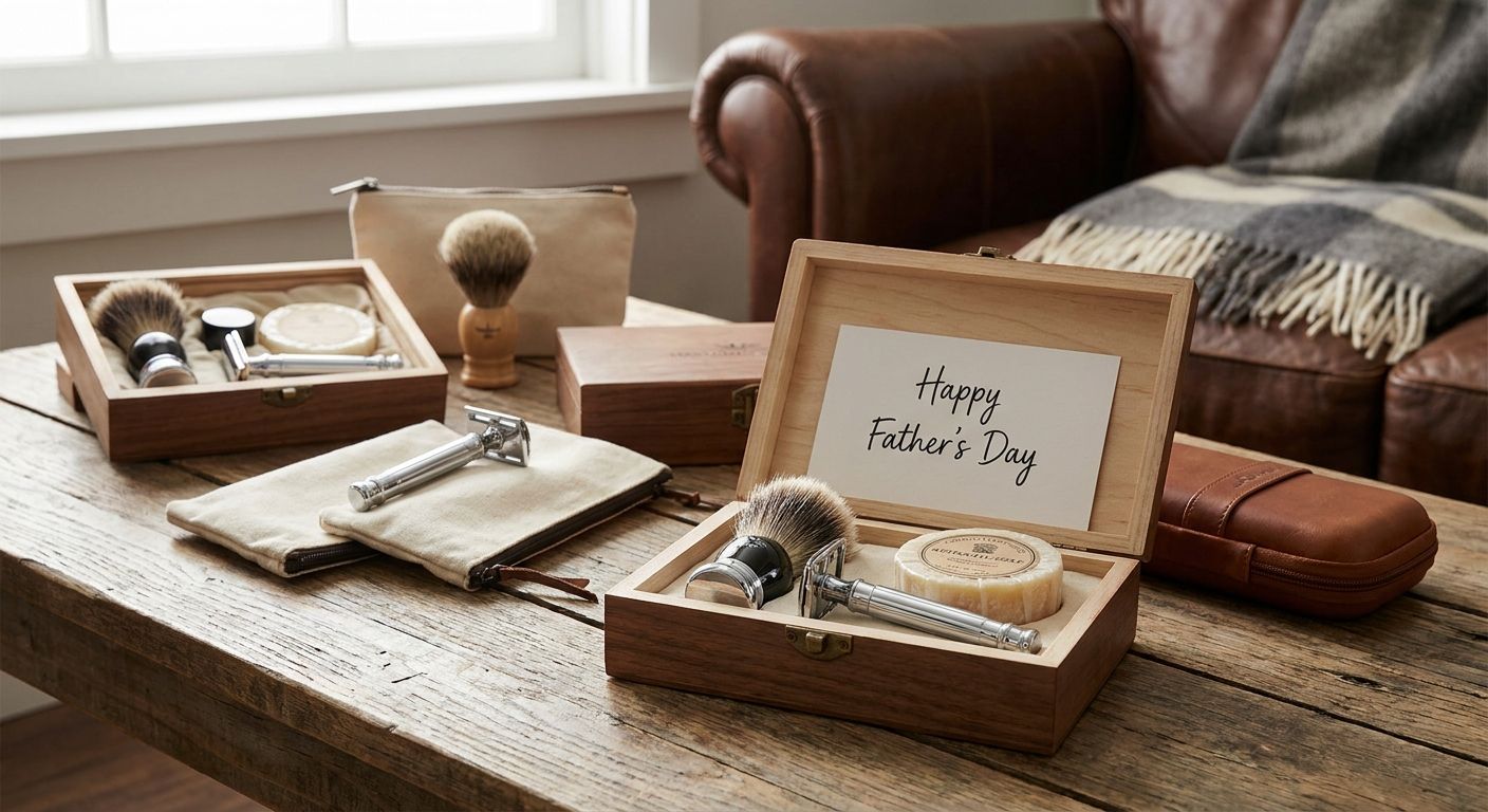 Safety razor gift sets for Father's Day