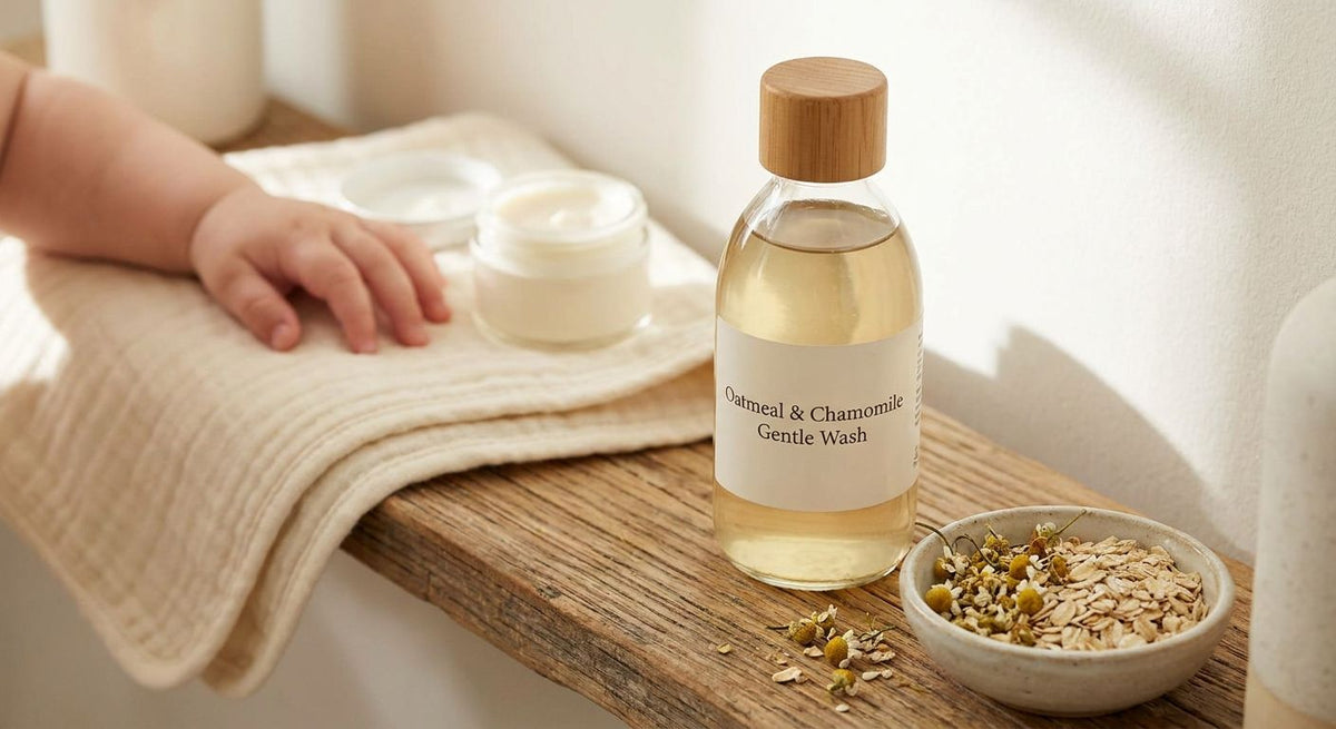 Natural body wash for babies with eczema