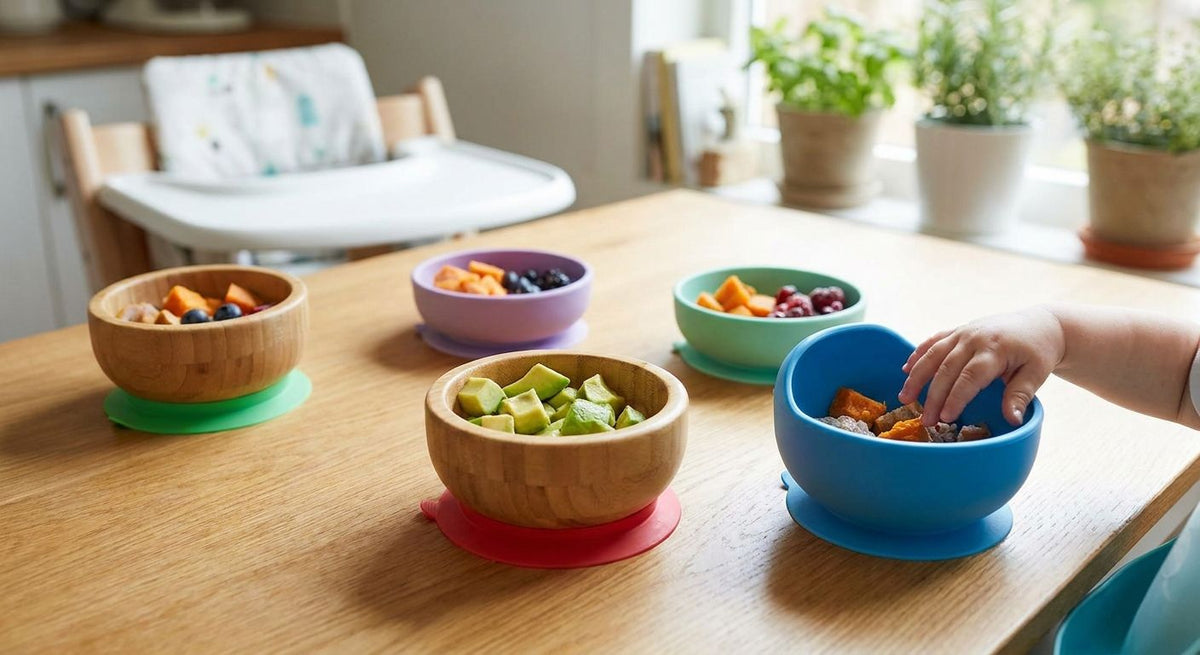 Baby weaning bowls for baby-led weaning beginners