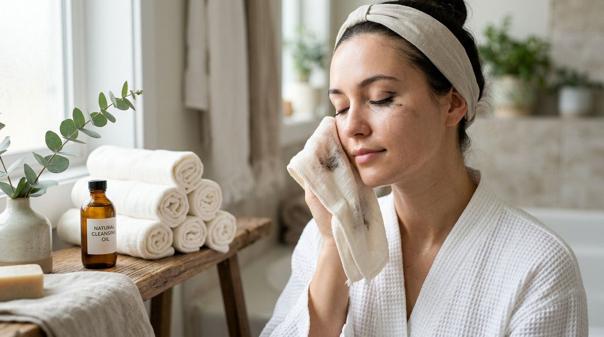 Bamboo face cloths for removing makeup without wipes