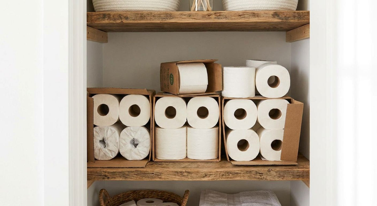 Best bamboo toilet paper for large households and bulk buying
