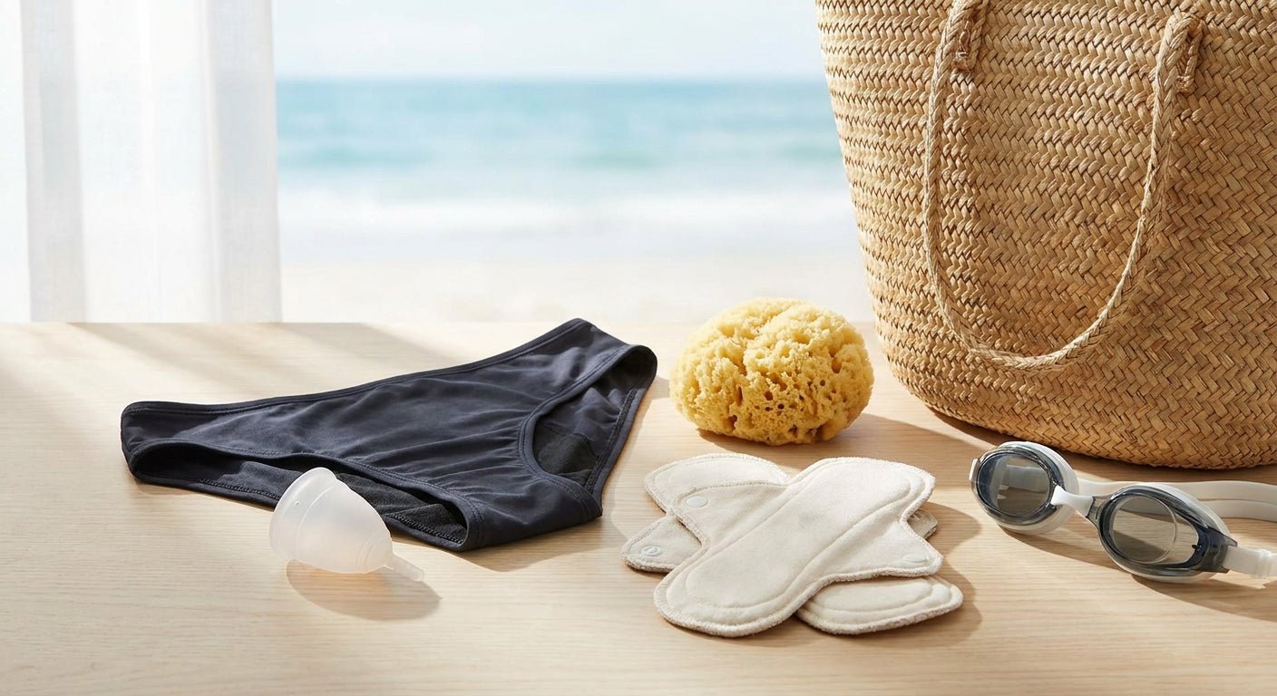 Best plastic free period products for swimmers