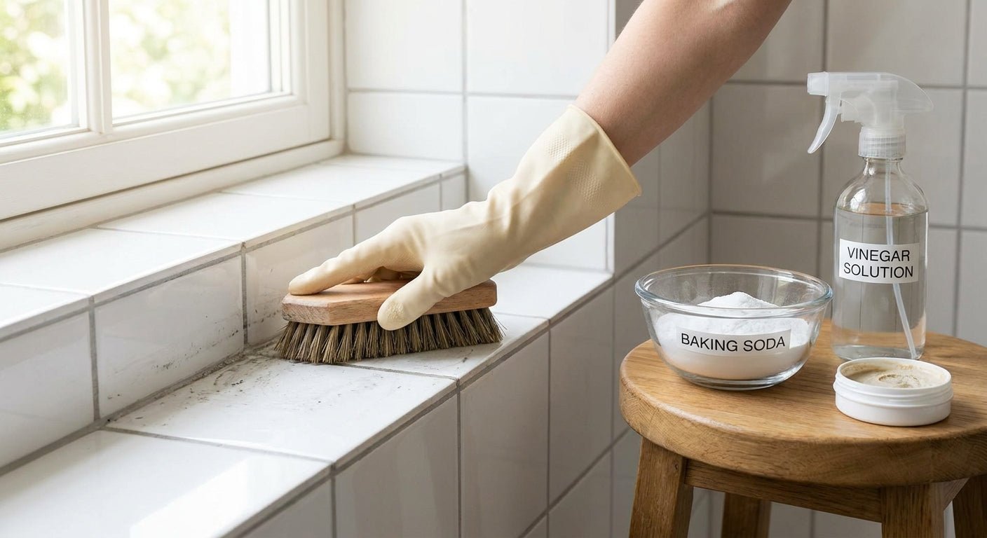 Borax substitute for cleaning grout