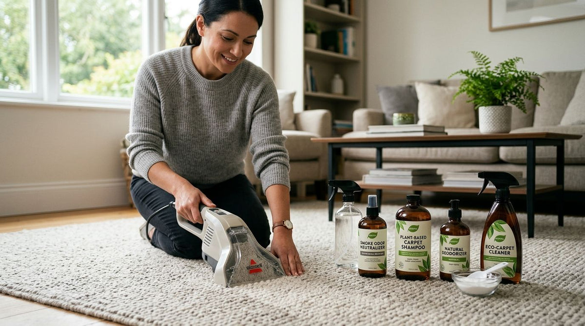 Eco friendly carpet cleaning products for smokers' homes