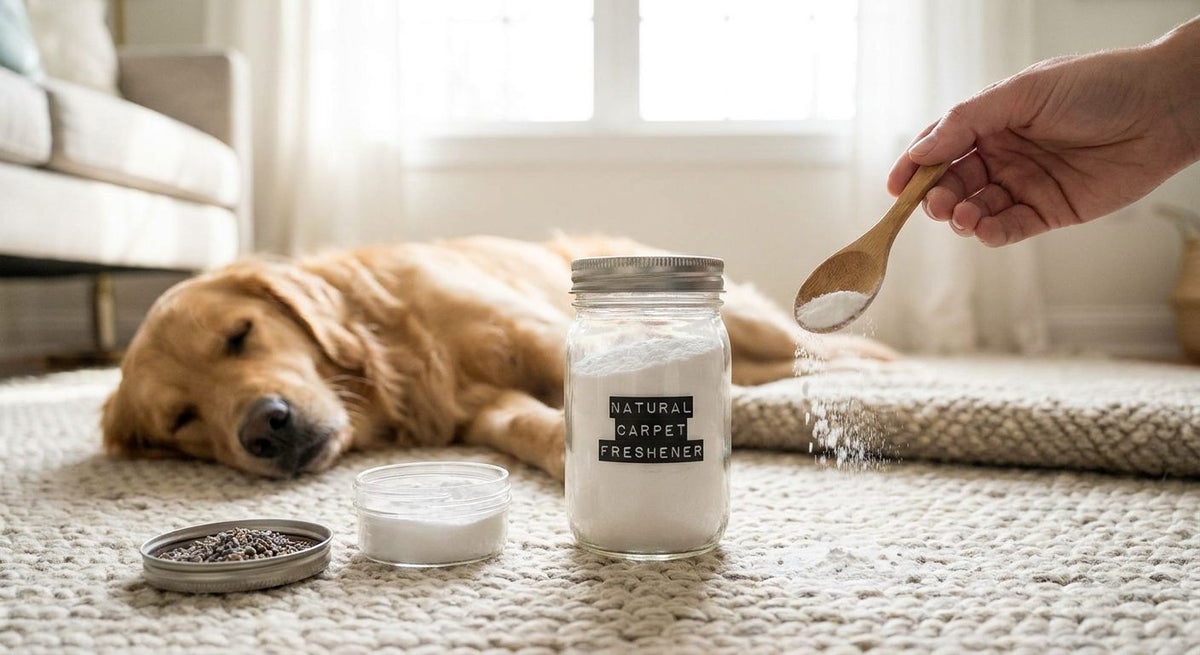 Carpet freshener for homes with pets and odours