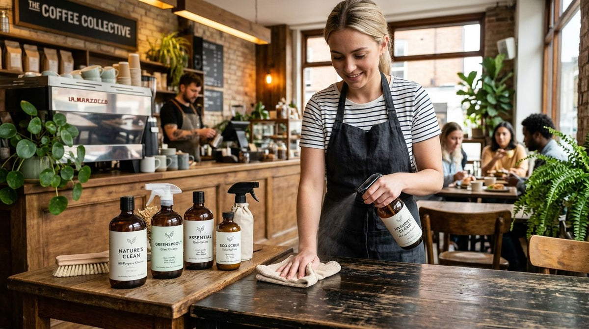 Eco friendly cleaning products for cafes and restaurants