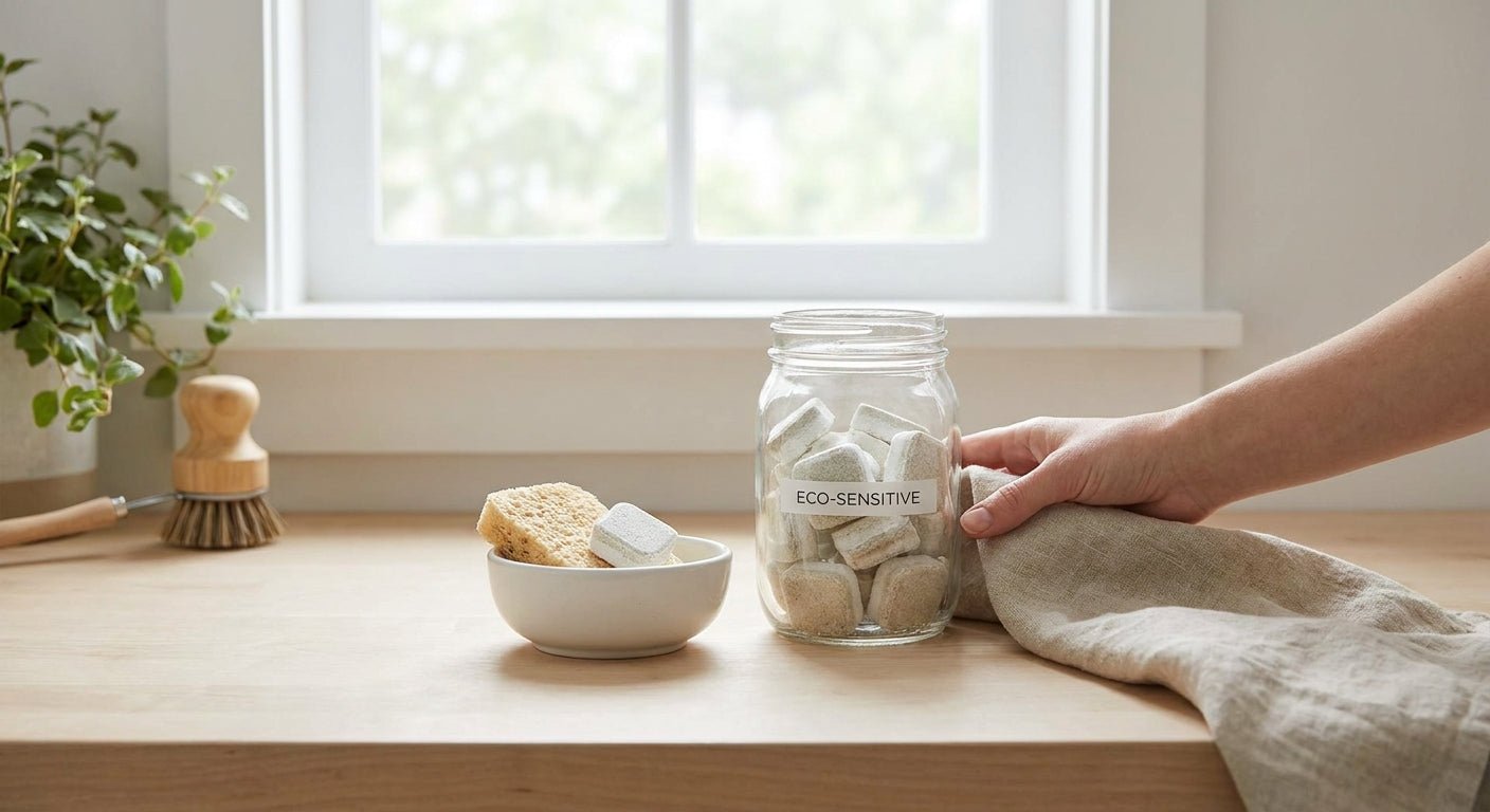Eco dishwasher tablets for sensitive skin