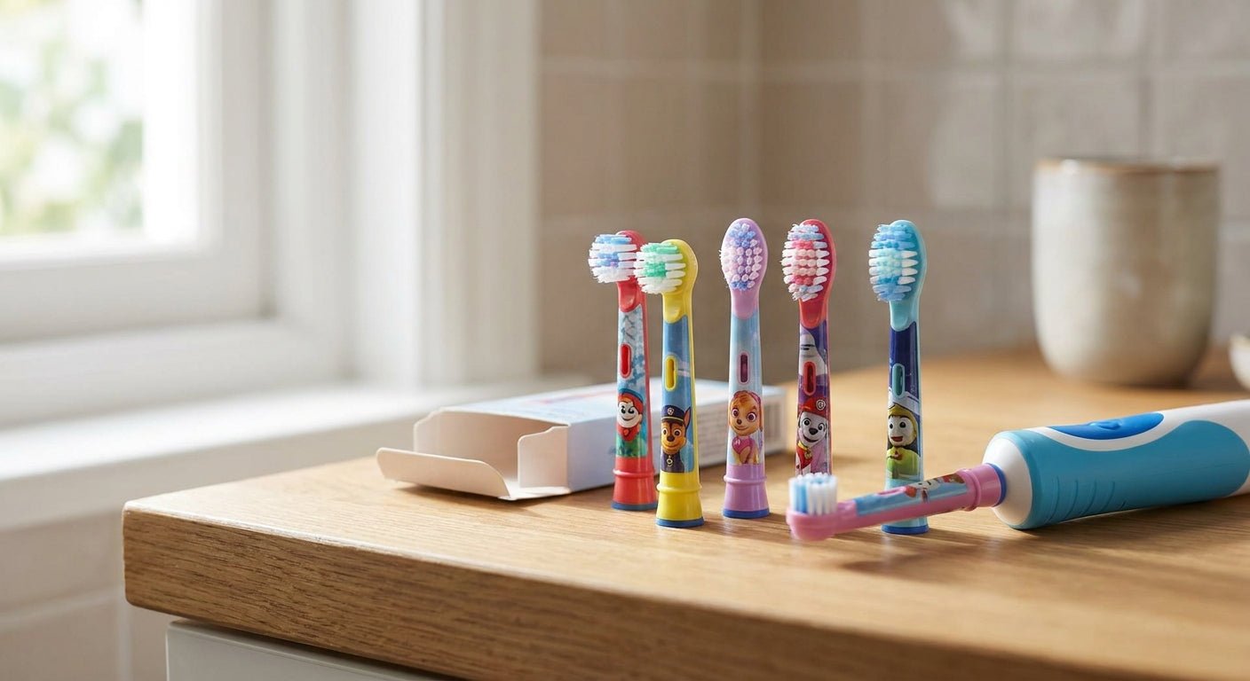 Electric toothbrush heads for kids