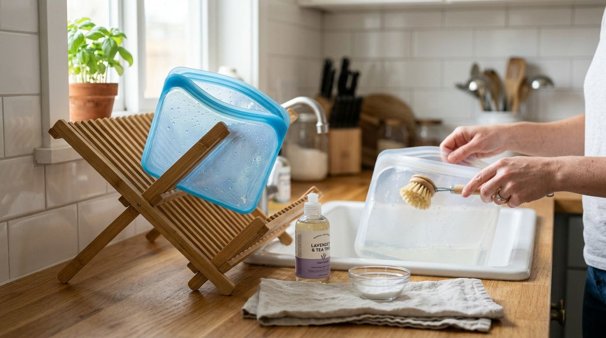 How to clean silicone food bags to prevent odour
