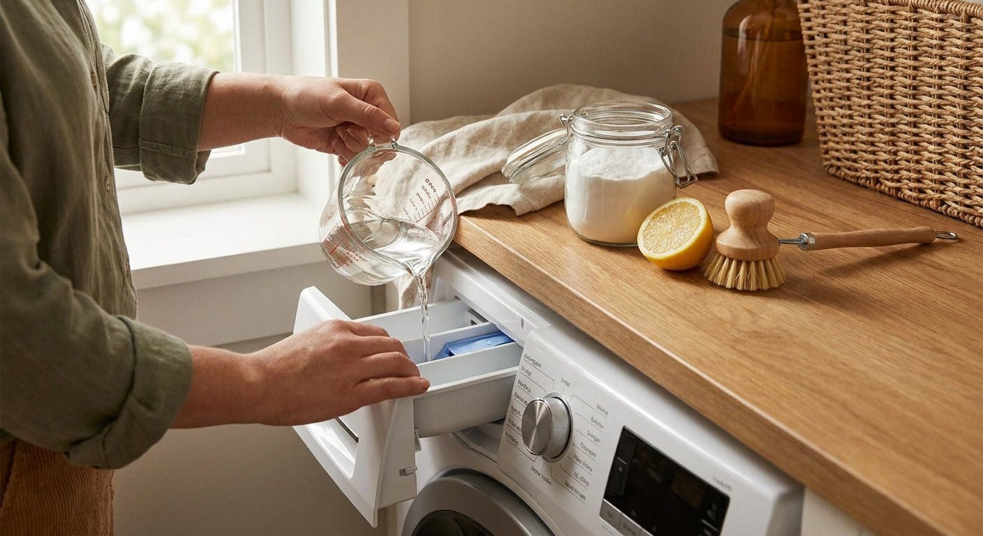 How to descale a washing machine naturally