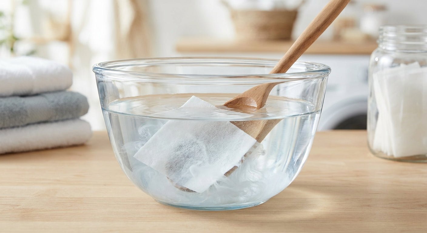 How to dissolve laundry detergent sheets in cold water