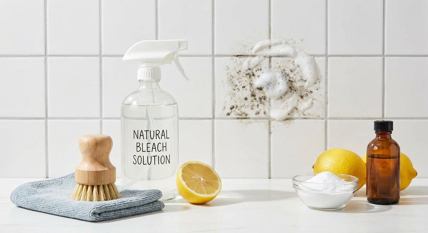 How to remove mould with natural bleach