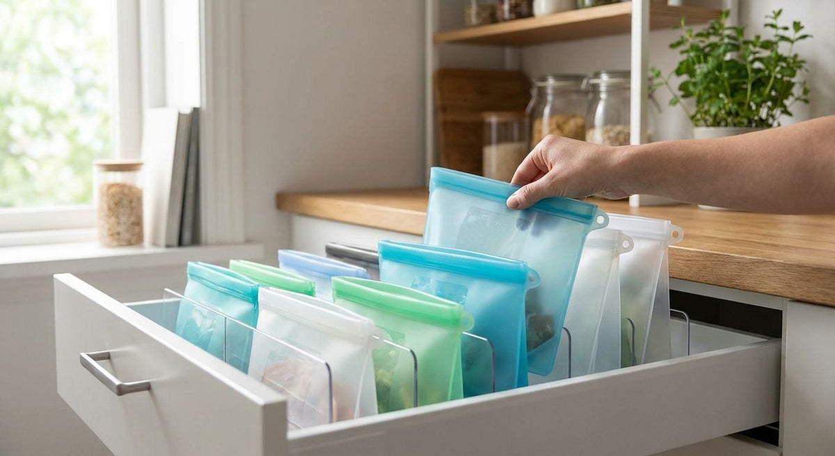 How to store silicone food bags to make them last longer