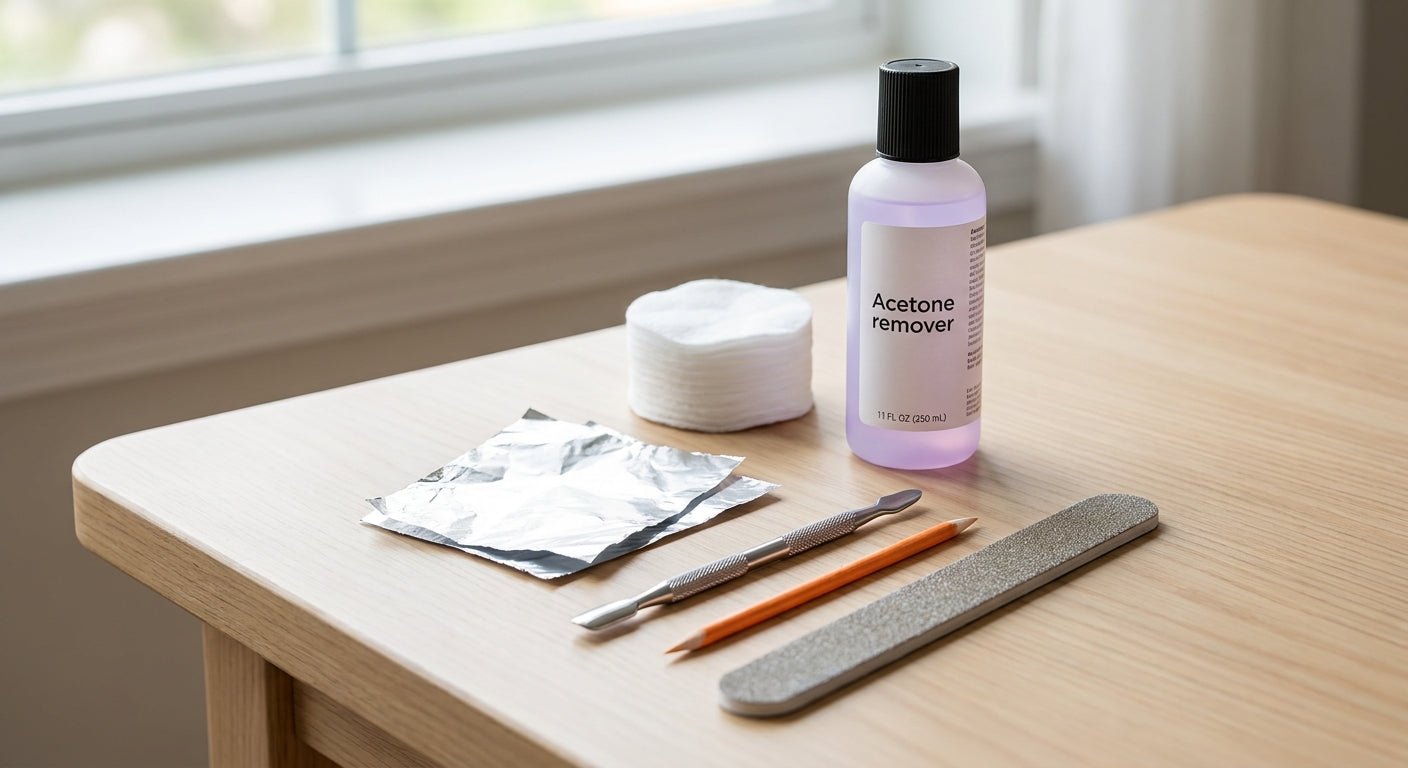 Nail care tools for acrylic nail removal