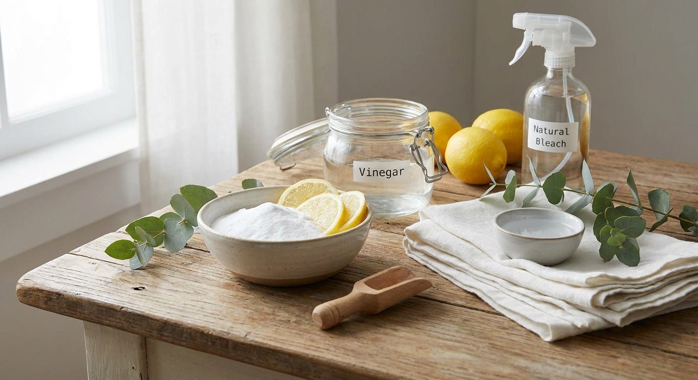 Natural bleach for whitening laundry without chemicals