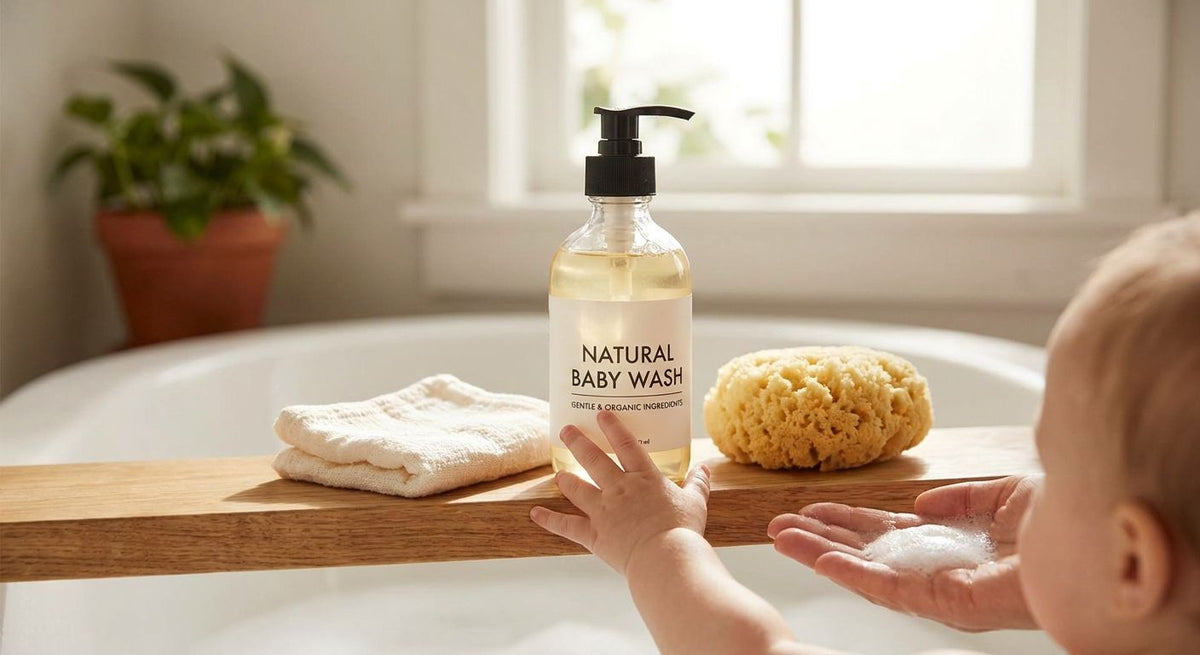 Natural body wash for babies and newborns