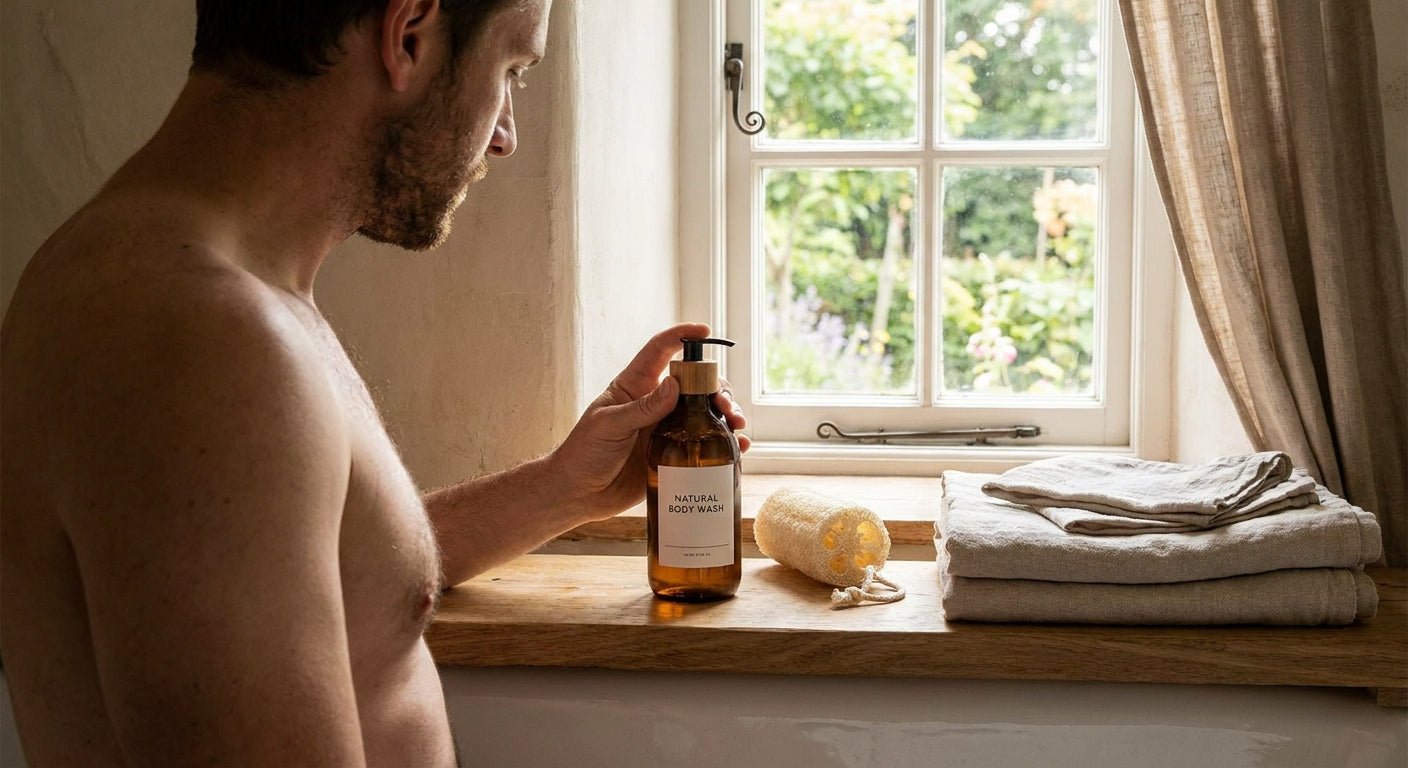 Natural body wash for men