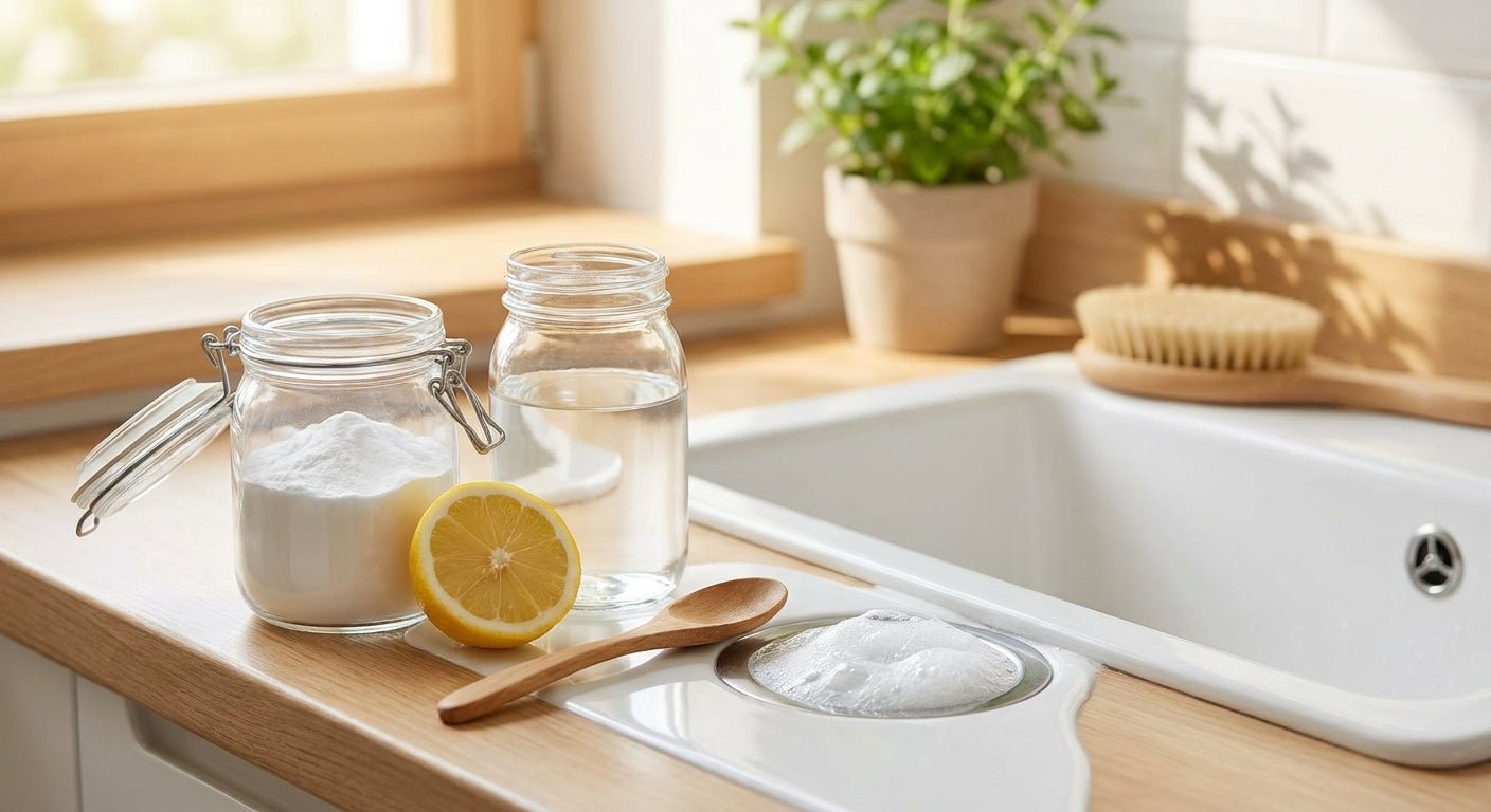 Natural drain unblocker for bathroom sinks