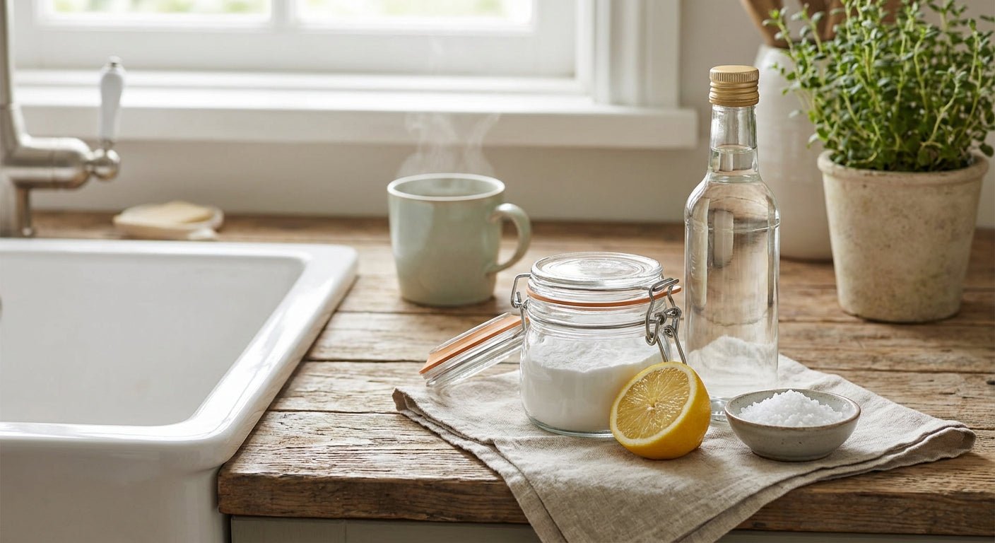 Natural drain unblocker for blocked kitchen sinks