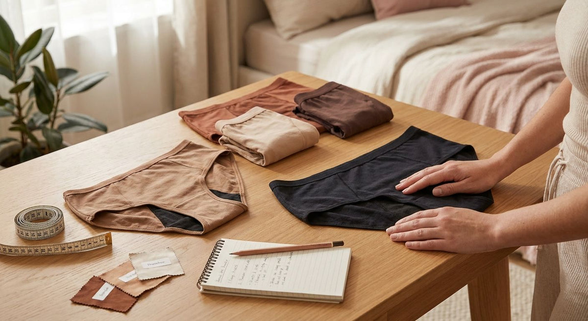 How to choose period knickers: sizing and absorbency for beginners