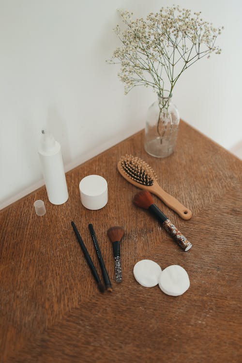 eco friendly products laying on a table