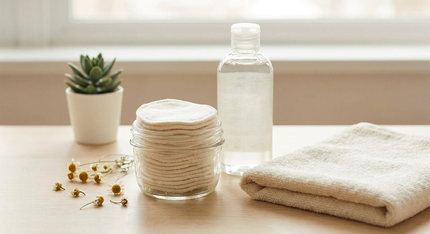 Reusable makeup remover pads for sensitive eyes