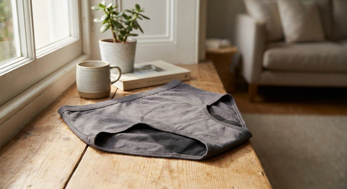 Reusable period pants for menopause and hormonal flow changes