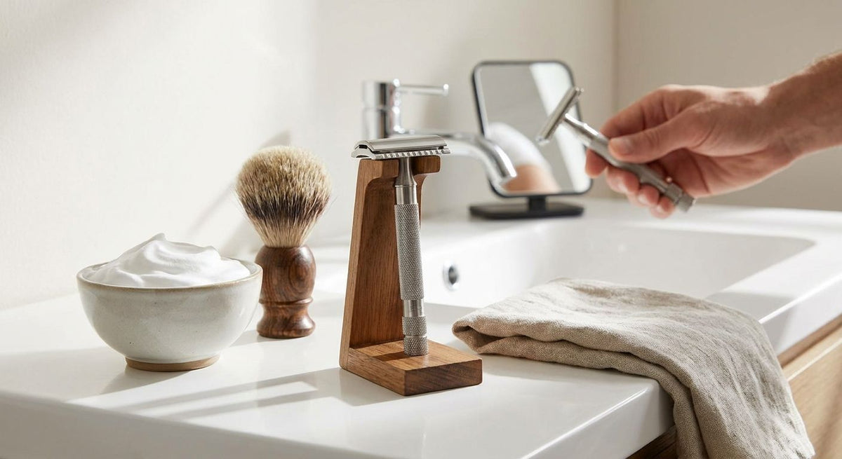 Reusable safety razors for men new to wet shaving