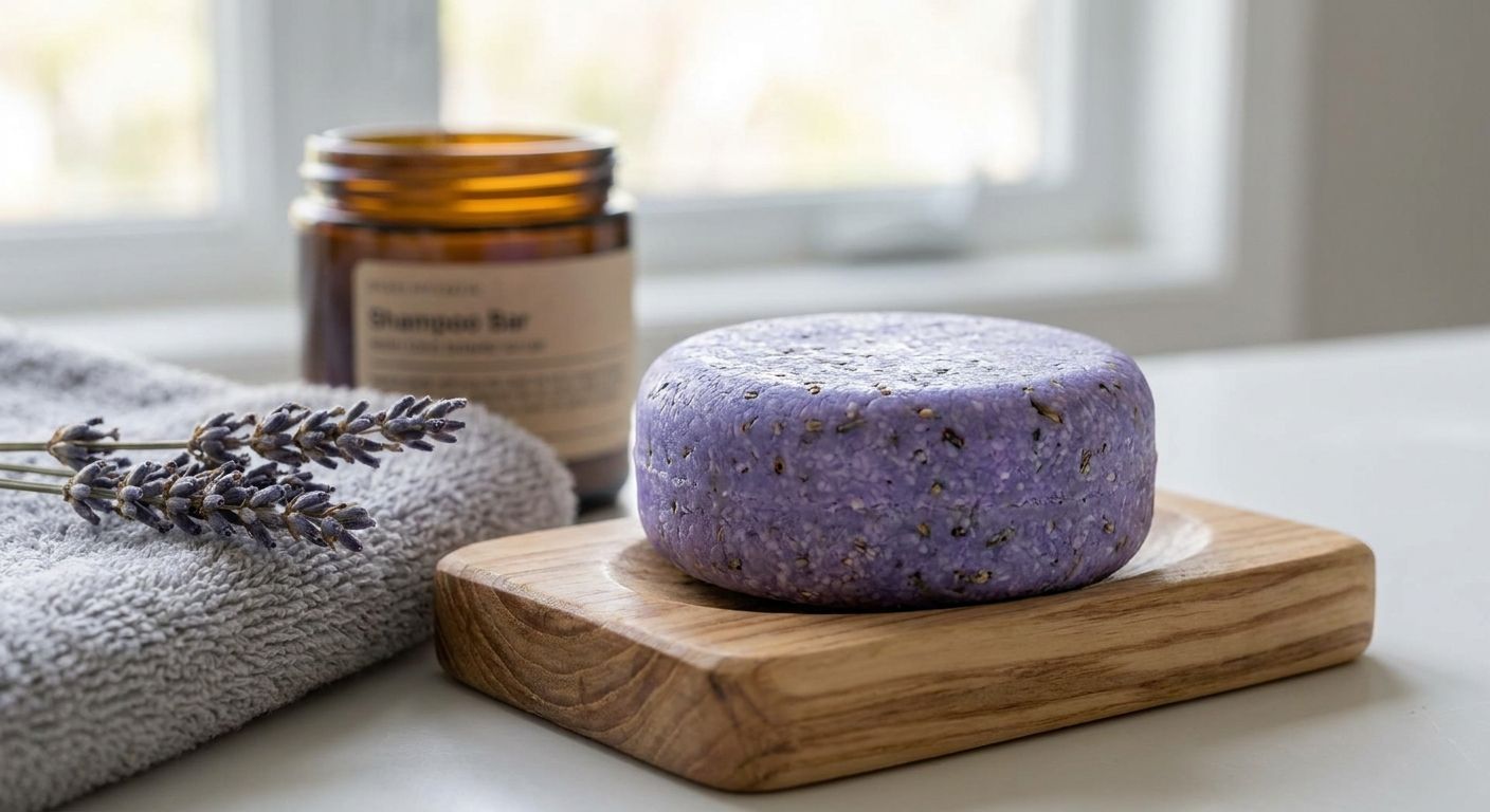 Shampoo bar for grey and silver hair