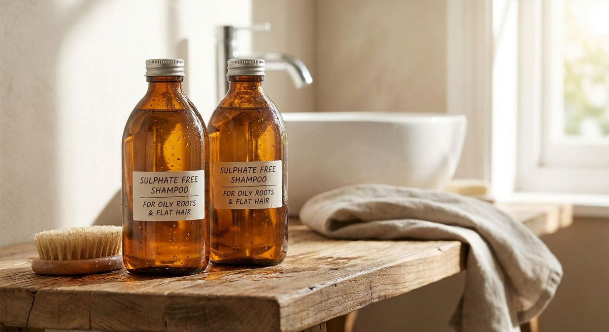 Sulphate free shampoo for oily roots and flat hair