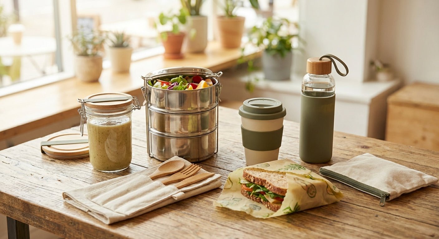 Zero waste swaps for takeaway and lunch on the go