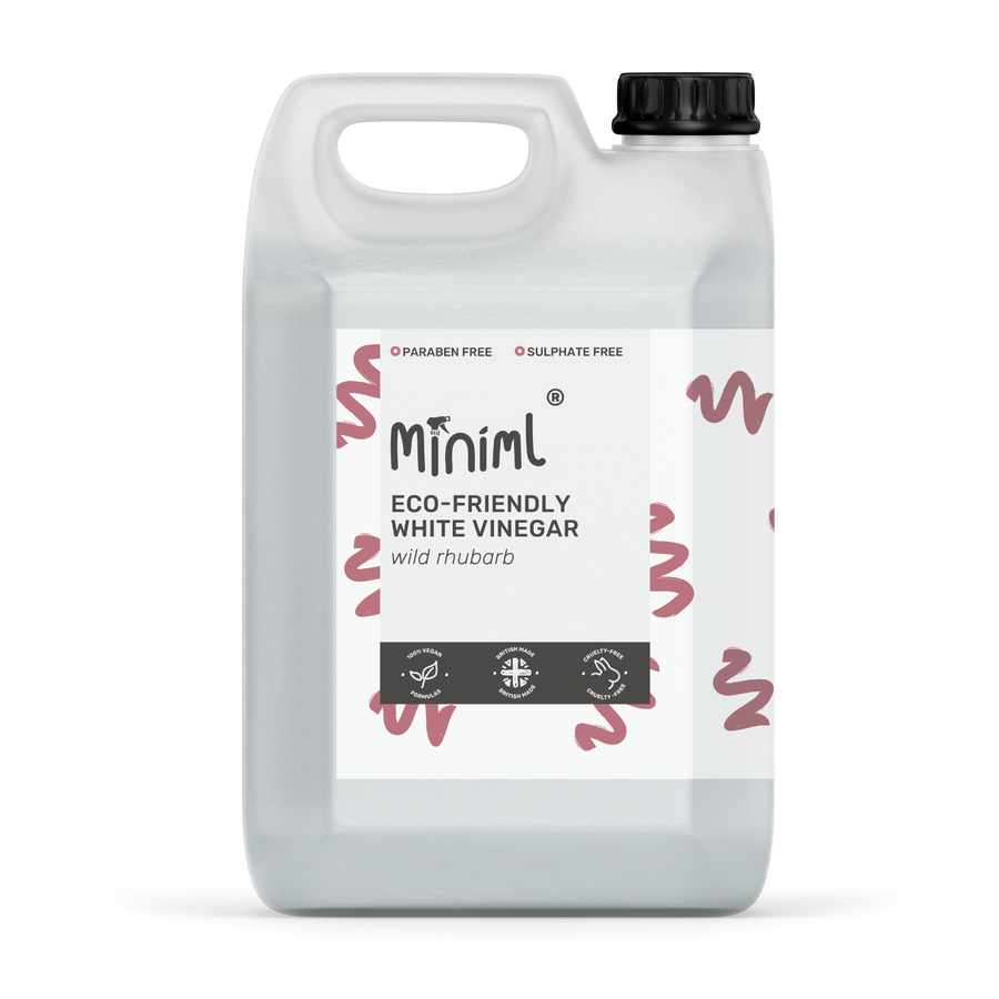 Wild Rhubarb White Vinegar – 5L Eco Refill Multi-Surface Cleaner