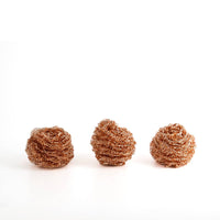 Eco Copper Scourers 3-Pack | Recyclable Antibacterial Scrubbers