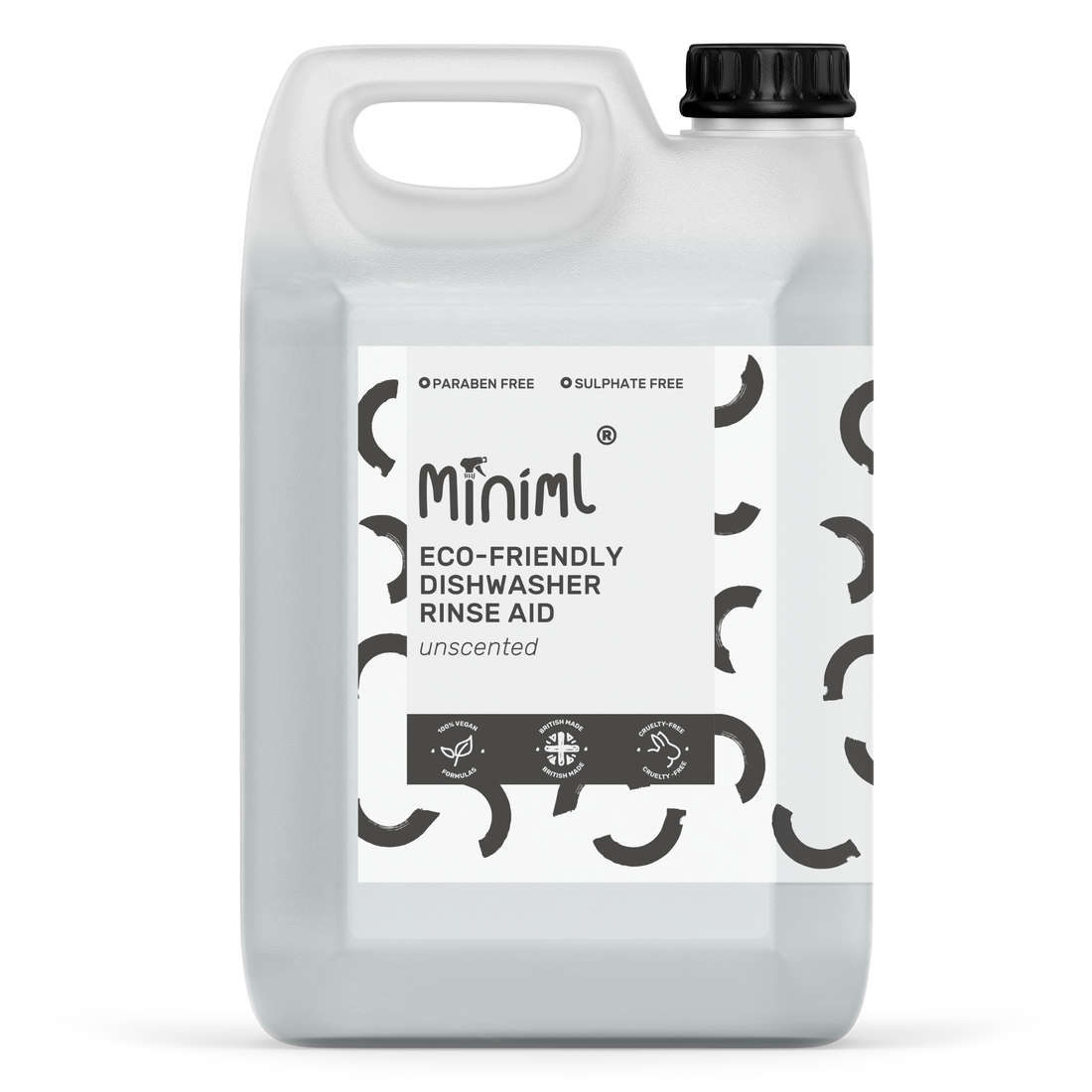 Rinse Aid – 5L Eco Refill for Streak-Free Dishwasher Drying