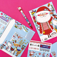Christmas Letter Writing Set – Paper, Envelopes & Stickers