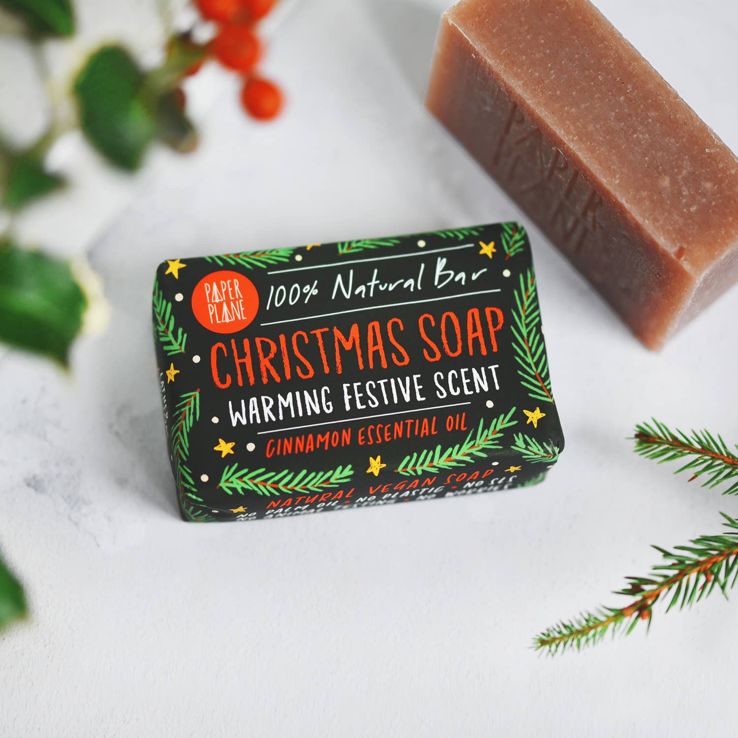 100% Natural Vegan Christmas Soap Bar – Cinnamon - REGN
