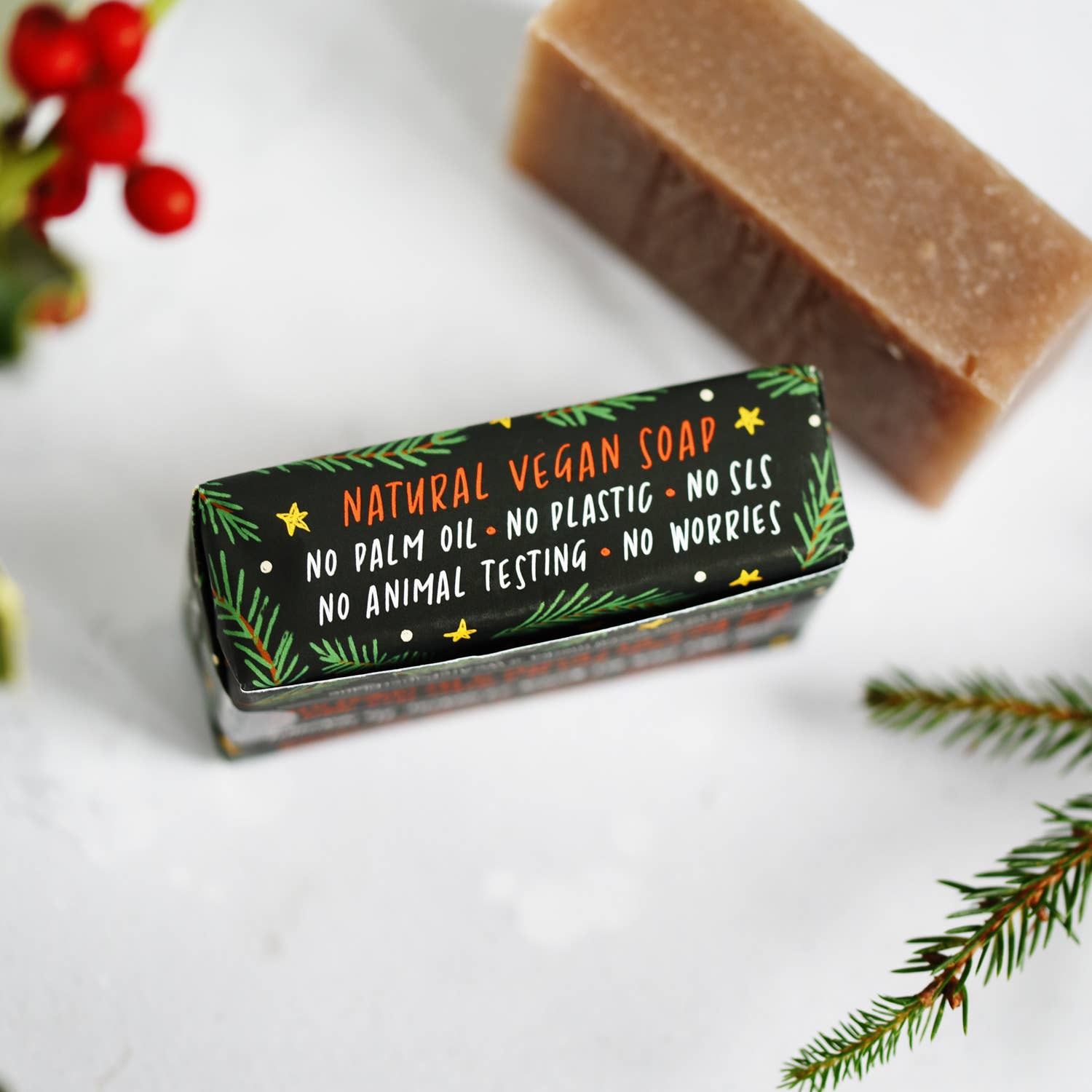 100% Natural Vegan Christmas Soap Bar – Cinnamon - REGN