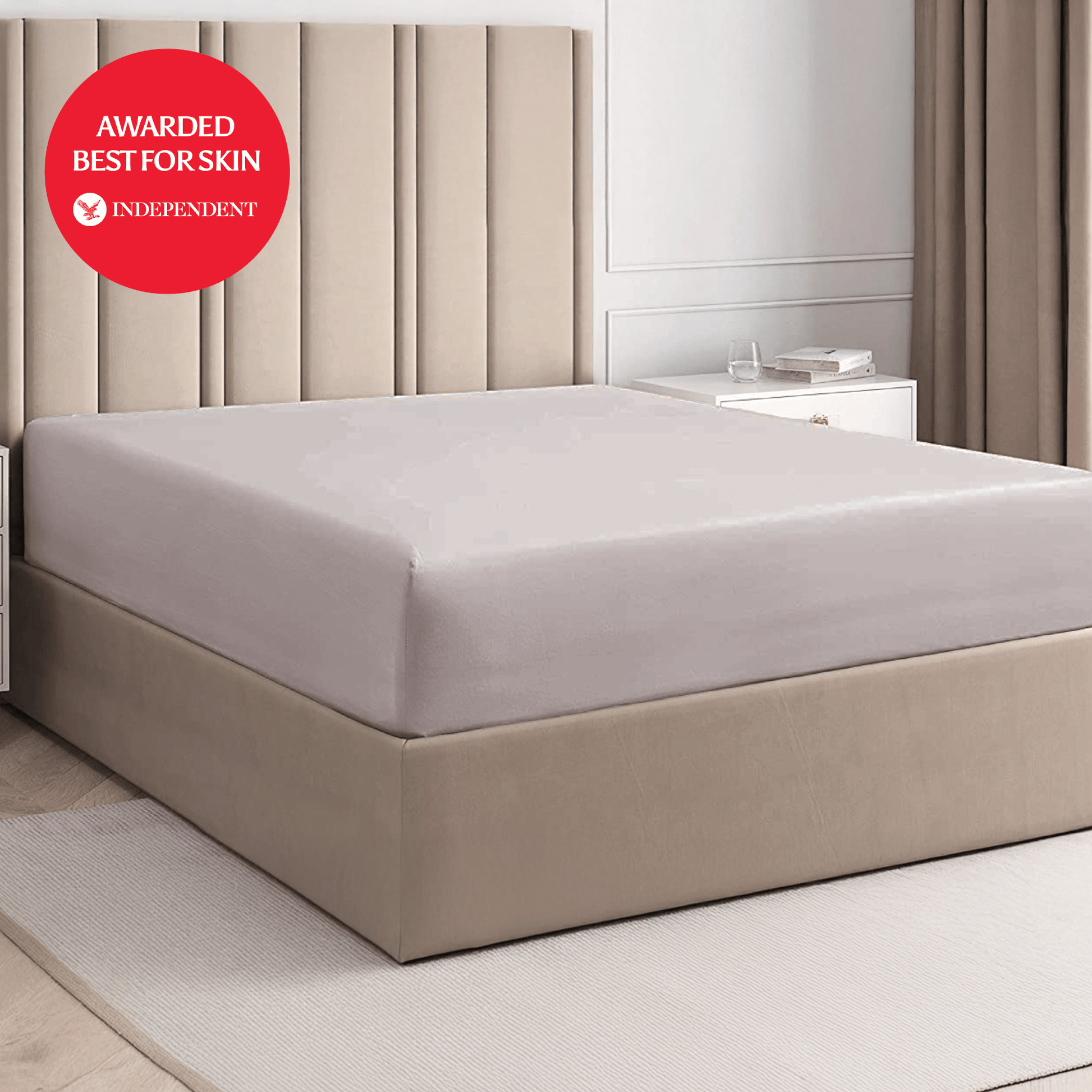 100% Organic Bamboo Silk Deep Fitted Sheet - REGN