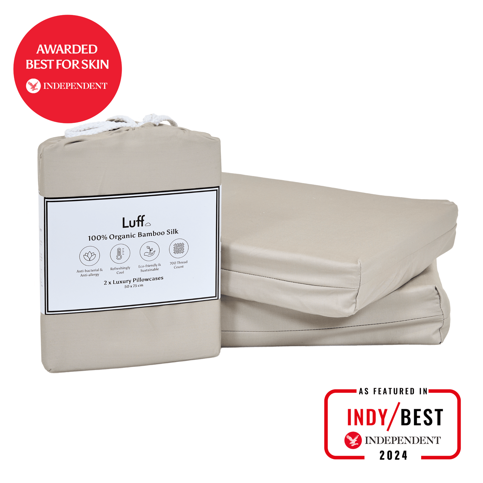 100% Organic Bamboo Silk Deep Fitted Sheet - REGN