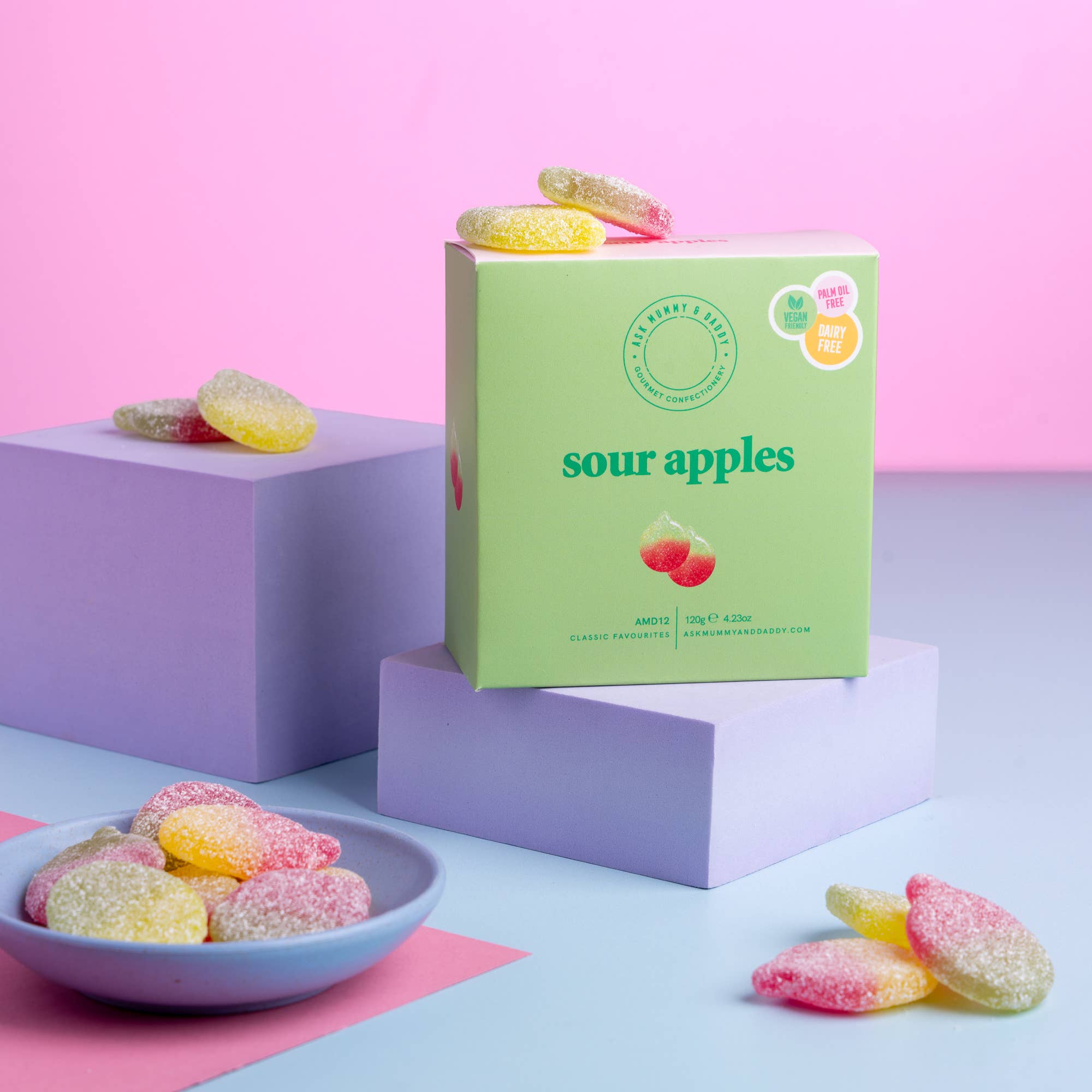 Ask Mummy & Daddy Sour Apples Gift Box – Sour Apple Flavoured Sweets