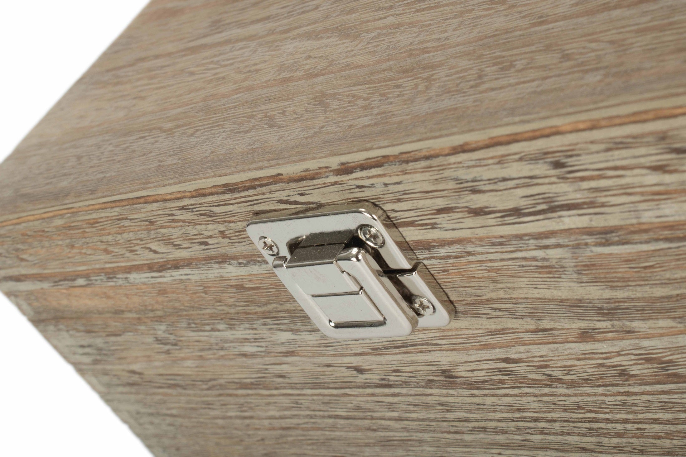 12 Inch Oak Effect Wooden Keepsake Box - REGN