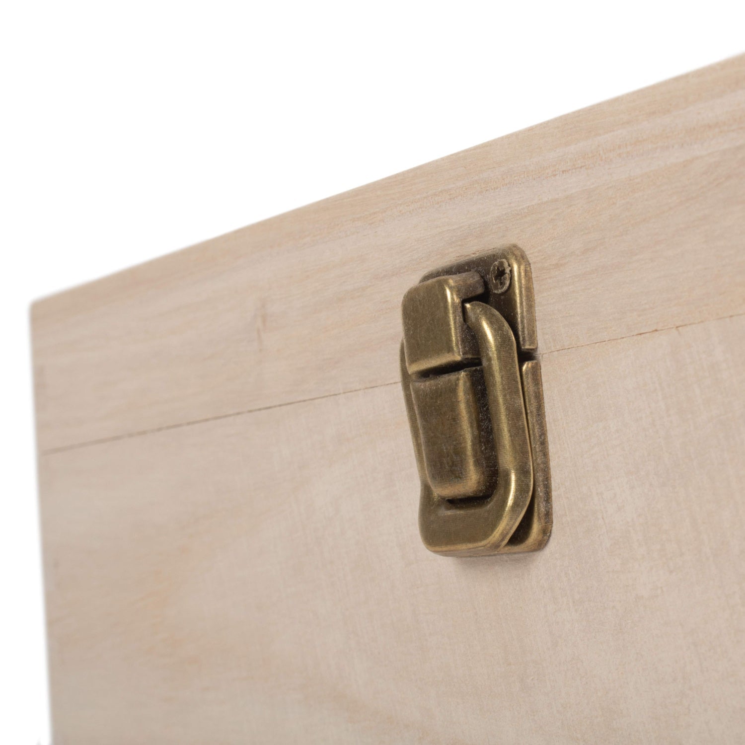12 Inch Unvarnished Wooden Keepsake Box - REGN