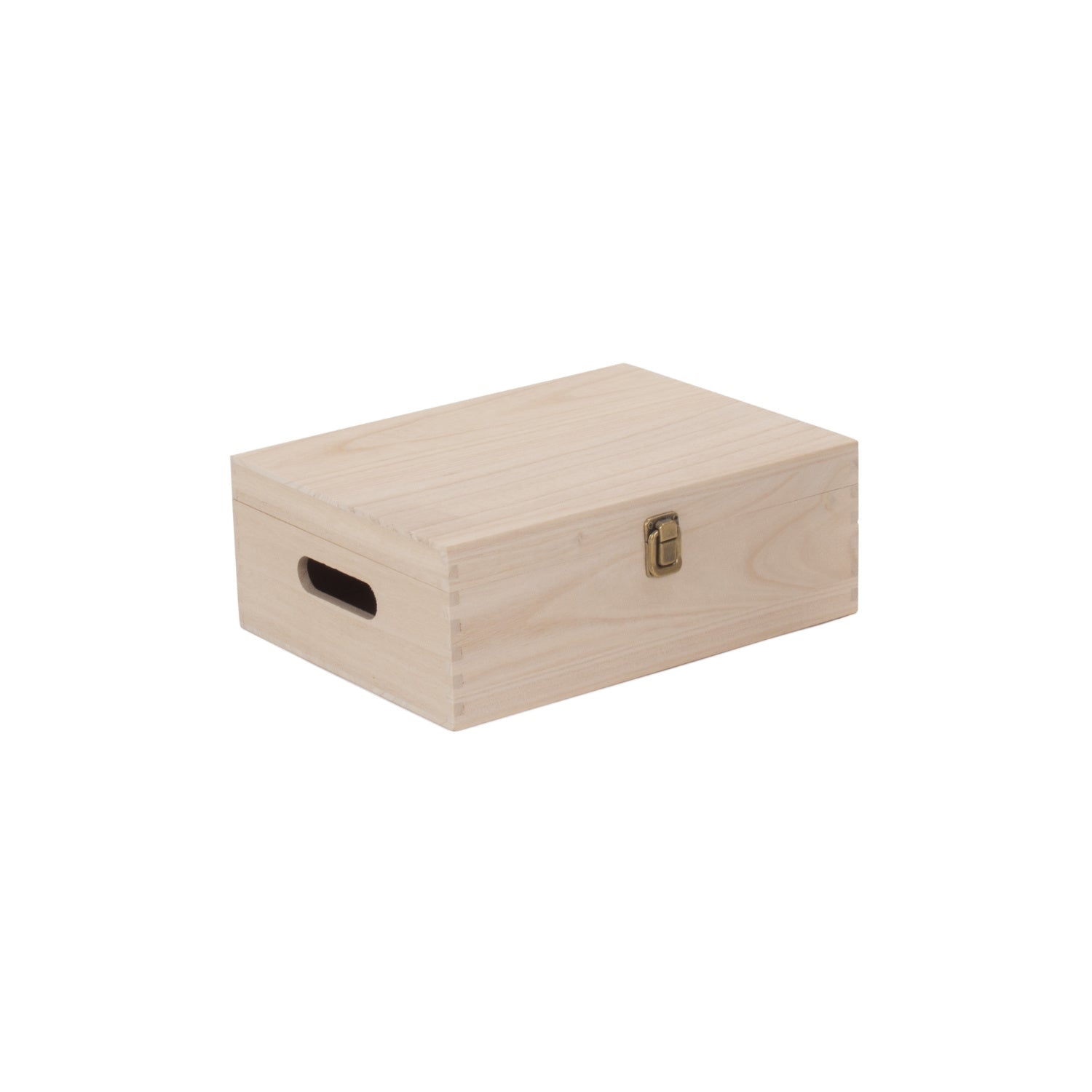 12 Inch Unvarnished Wooden Keepsake Box - REGN