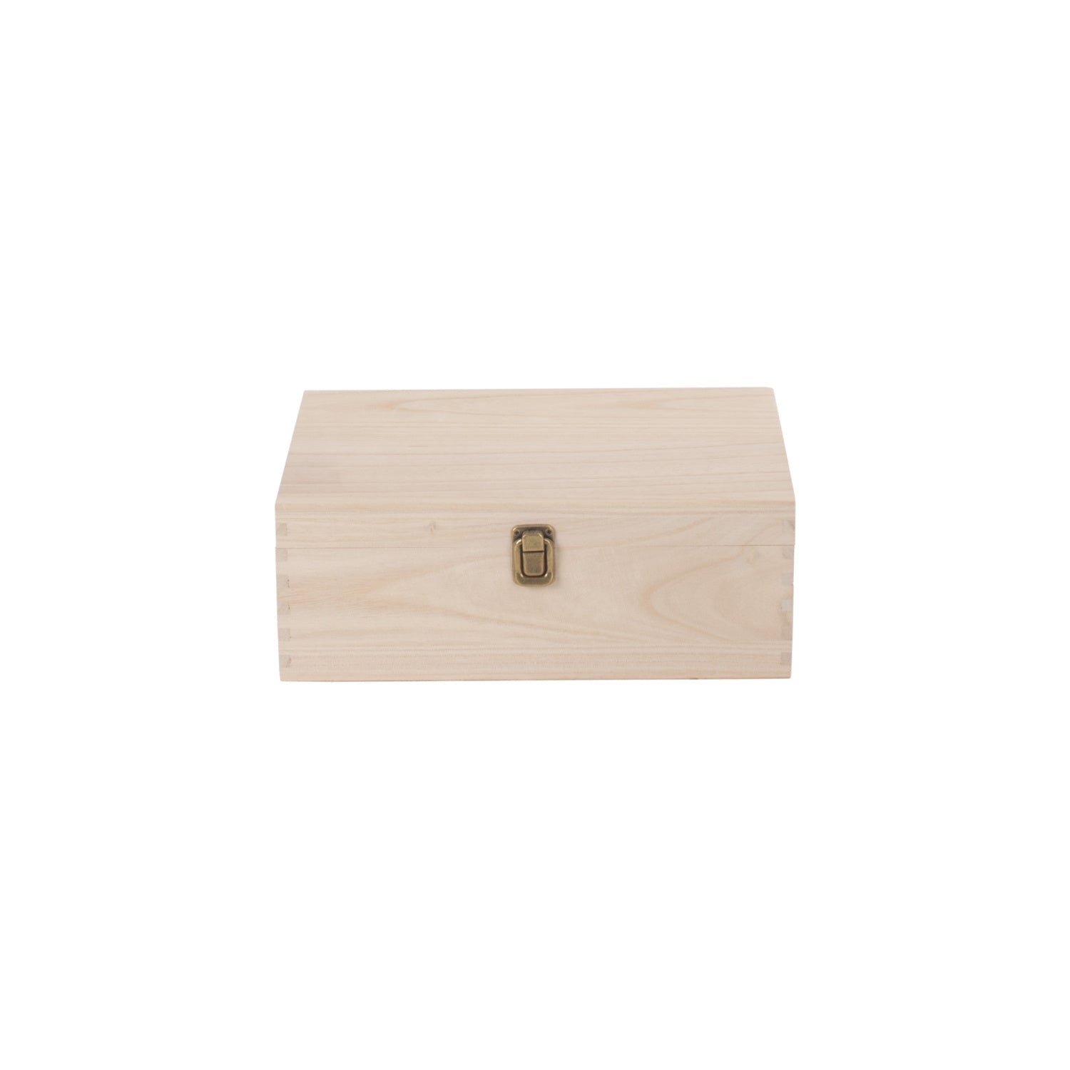 12 Inch Unvarnished Wooden Keepsake Box - REGN