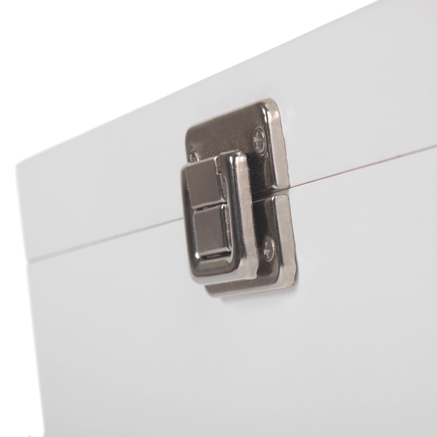 12 Inch White Wooden Keepsake Box - REGN